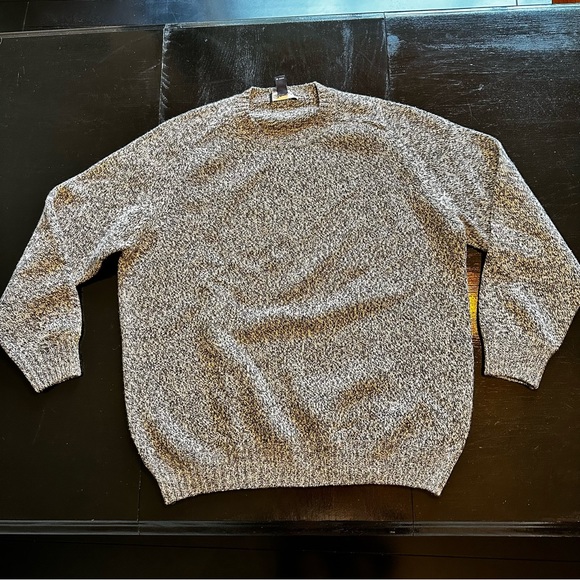 Vintage Blumarine XXL Oversized Wool Gray Sweater Crewneck Plain Basic Italian - Picture 1 of 8